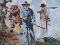 Civil War - Confederates At Chickamauga - Oil